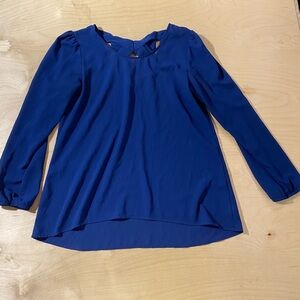 Charming Charlie Royal Blue Blouse Medium (NZ)